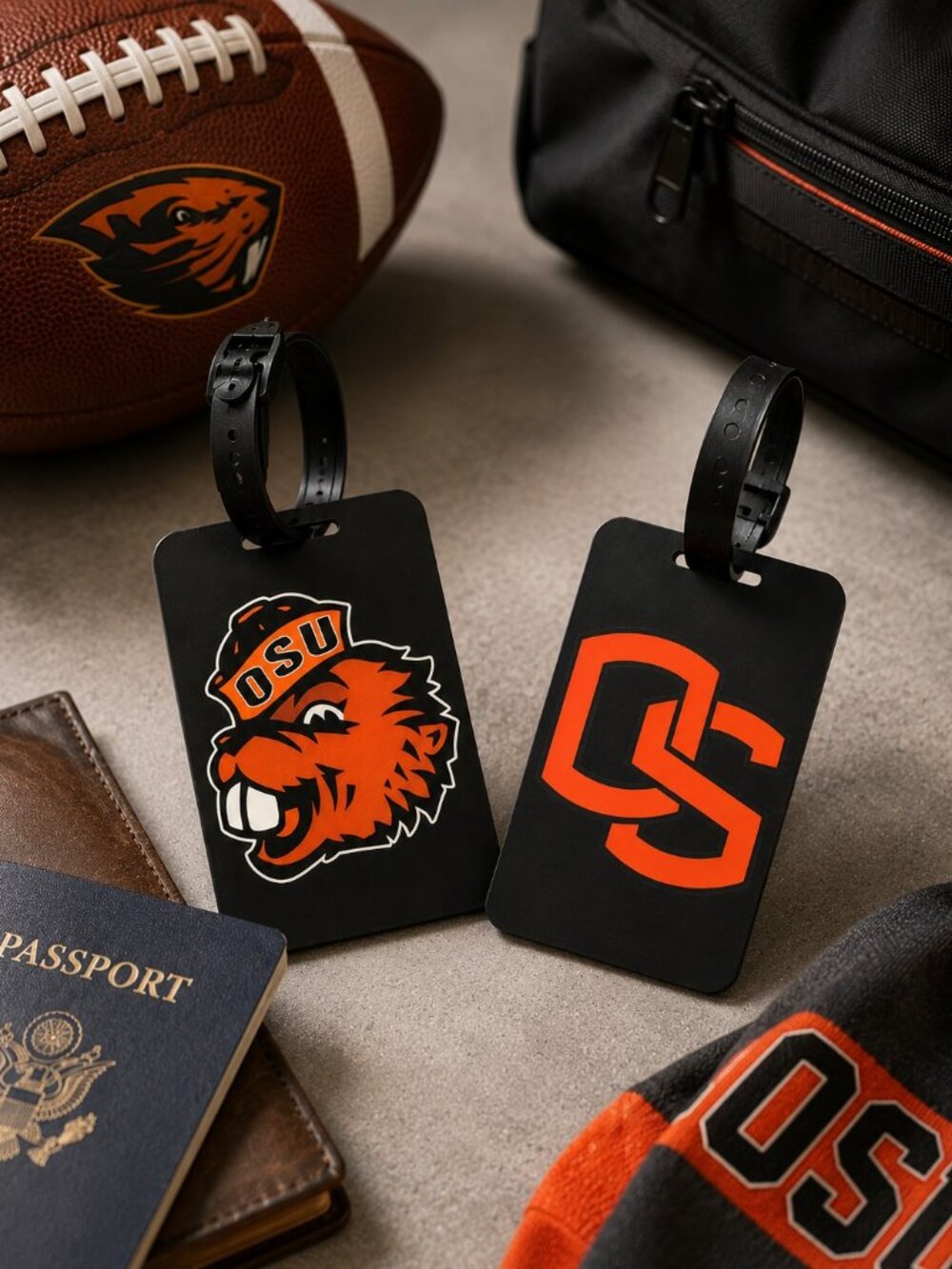 NWT Travel in Beaver Style – Oregon State Set of 2 Luggage Tags